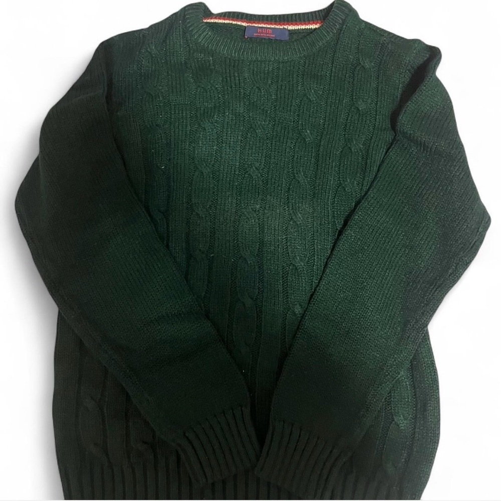 🐾 3 for $20 🐾 HUM Green Cable Knit Sweater